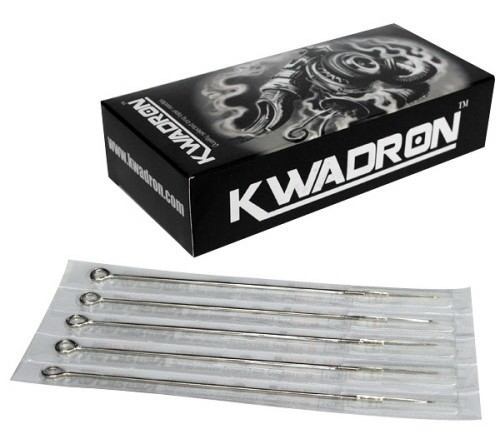 Kwadron Tattoo Needles Box of 50 - 0.25mm (#8 Bugpin) Long Taper