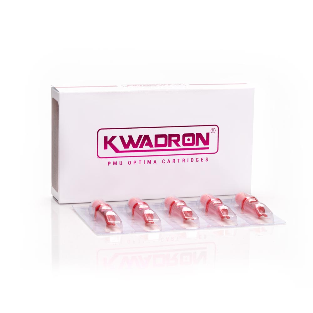 Kwadron Optima PMU Cartridge Tattoo Needles — Box of 20