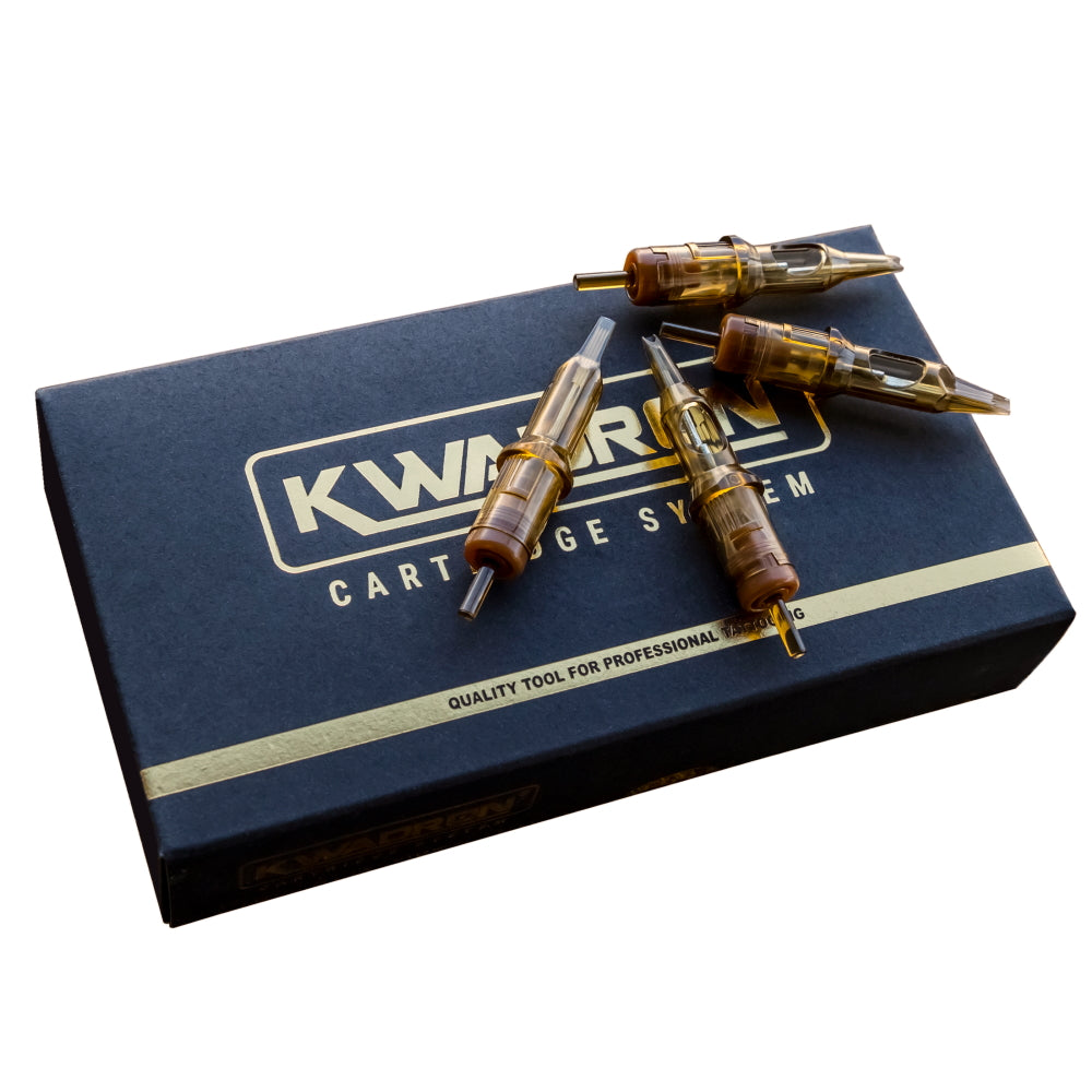 Closeout Kwadron Non-Membrane Cartridge Tattoo Needles — Box of 20