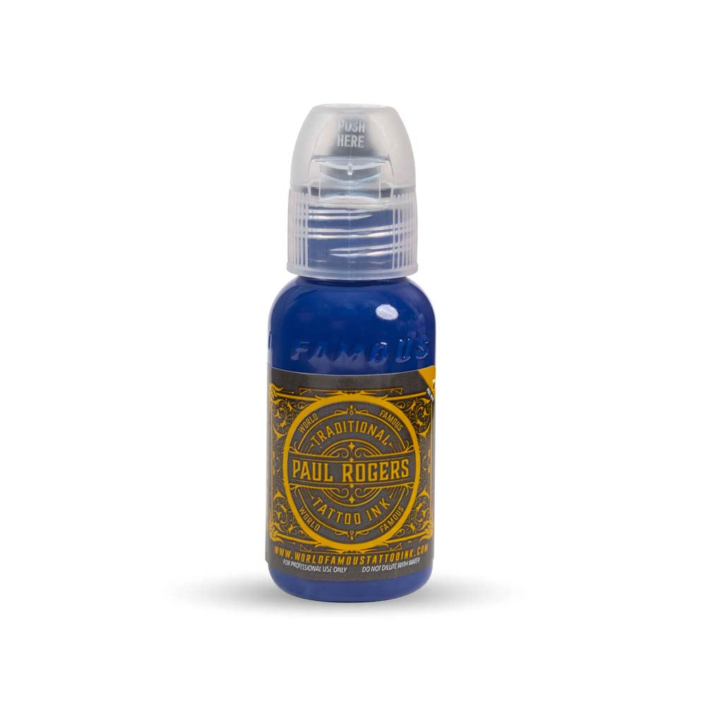 Paul Rogers 6 Bottle Tattoo Ink Set — World Famous Tattoo Ink — 1oz