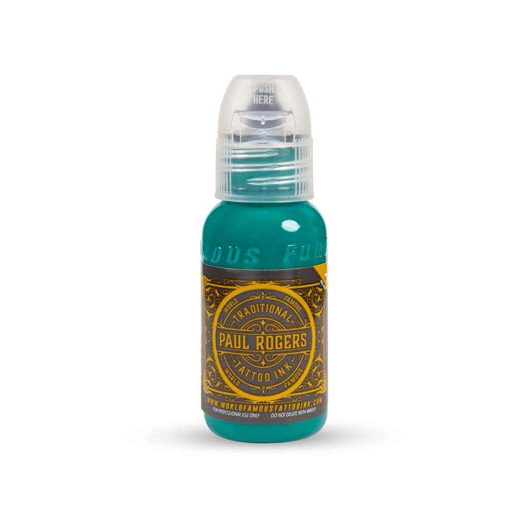 Paul Rogers 6 Bottle Tattoo Ink Set — World Famous Tattoo Ink — 1oz