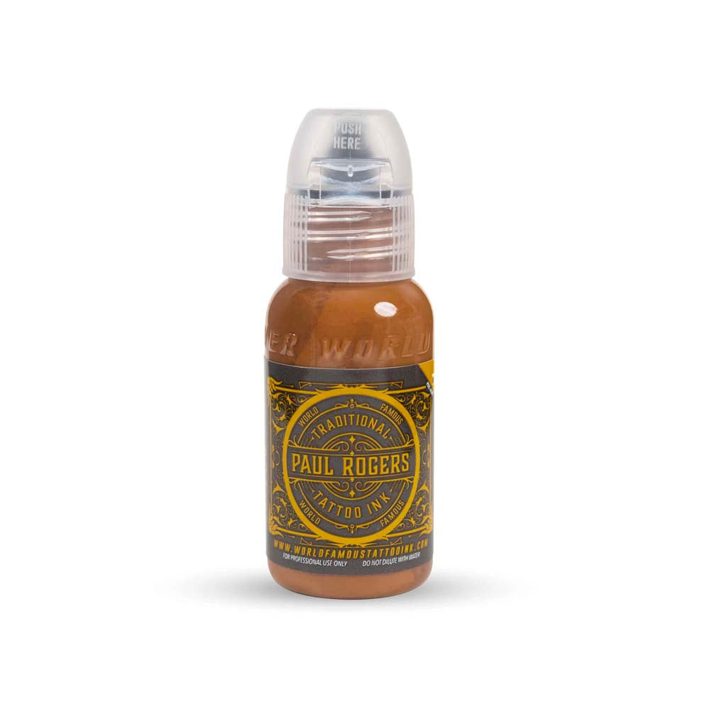 Paul Rogers 6 Bottle Tattoo Ink Set — World Famous Tattoo Ink — 1oz