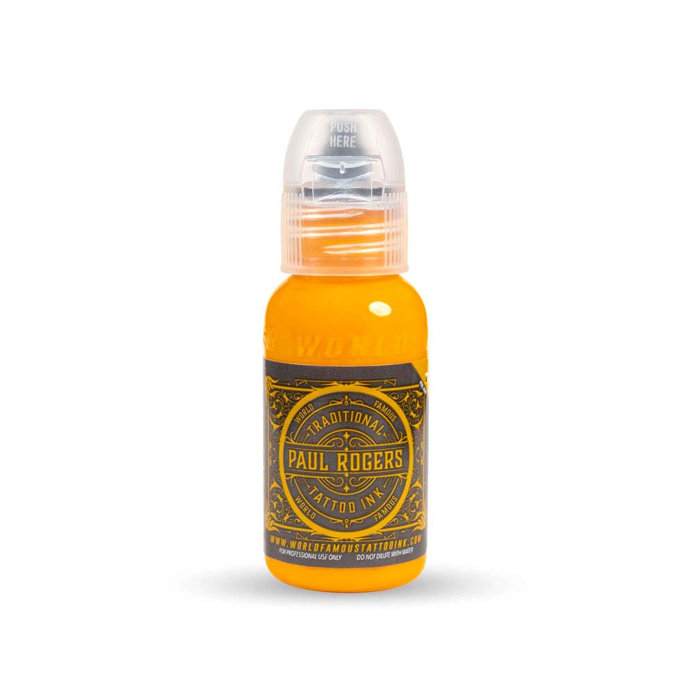 Paul Rogers 6 Bottle Tattoo Ink Set — World Famous Tattoo Ink — 1oz