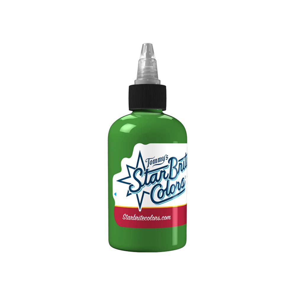 StarBrite Colors Tattoo Ink by Tommy’s Supplies – Leaf Green – Pick Your Size 1/2oz or 1oz
