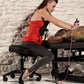 Precision Professional Tattoo Stool - Side View of Adjustable Back