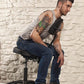 Precision Professional Tattoo Stool - Lifestyle Image Tattoo Artist