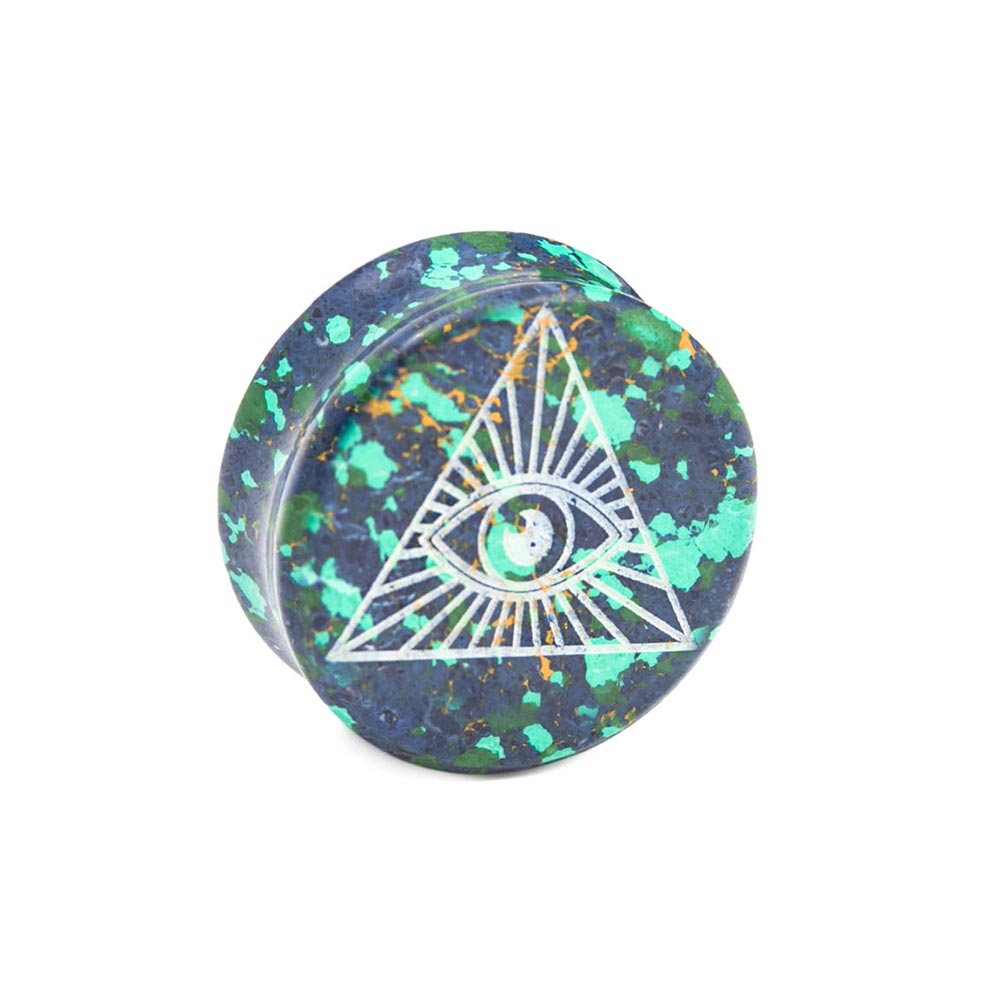 Dice Azurite Malachite Custom Plug