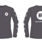 Painful Pleasures Unisex Grey Logo Long-Sleeve Shirt