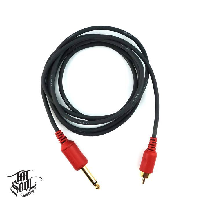 TATSoul Lux Plus RCA Cord - Premium RCA Cable with Phono Plug & 1/4" Jack Mono Plug