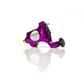 Side profile of Bishop Rotary V6 RCA tattoo machine in Beatnik Purple