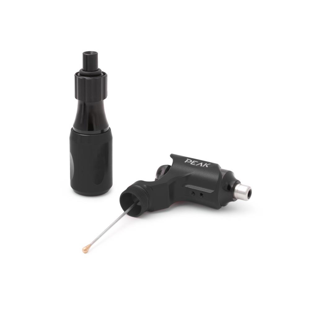 Peak Tanza Rotary Tattoo Machine with Axi Grip — Black