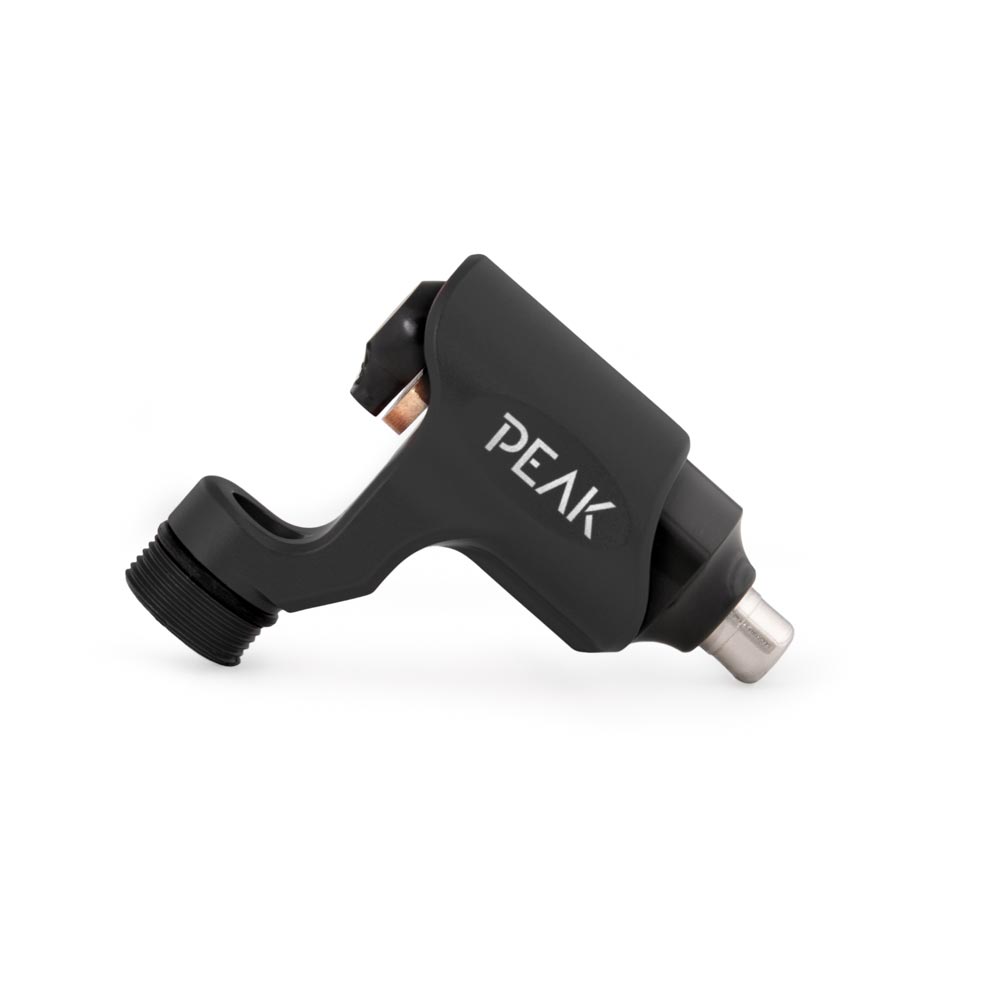 Peak Tanza Rotary Tattoo Machine with Axi Grip — Black (disassembled)
