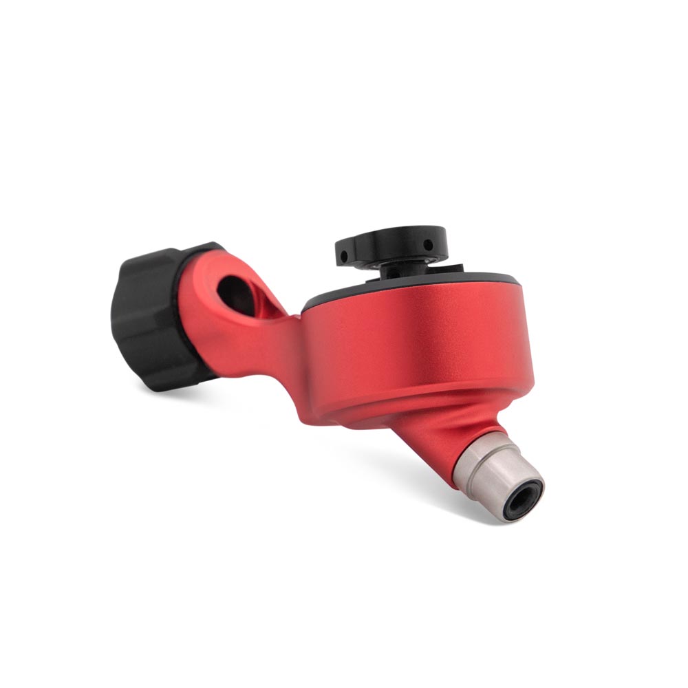 Right Stuff Shim Rotary Tattoo Machine — 3.5mm Red (side)