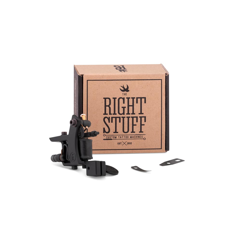 Right Stuff miniDOZZER TrueLiner Coil Tattoo Machine — Black (bottom)