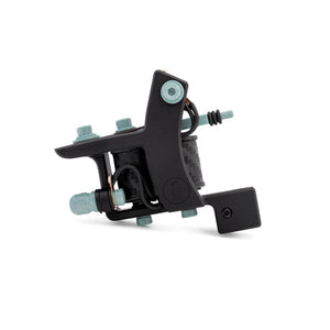 Right Stuff miniDOZZER TrueLiner Coil Tattoo Machine — Black/Mint - Painful Pleasures