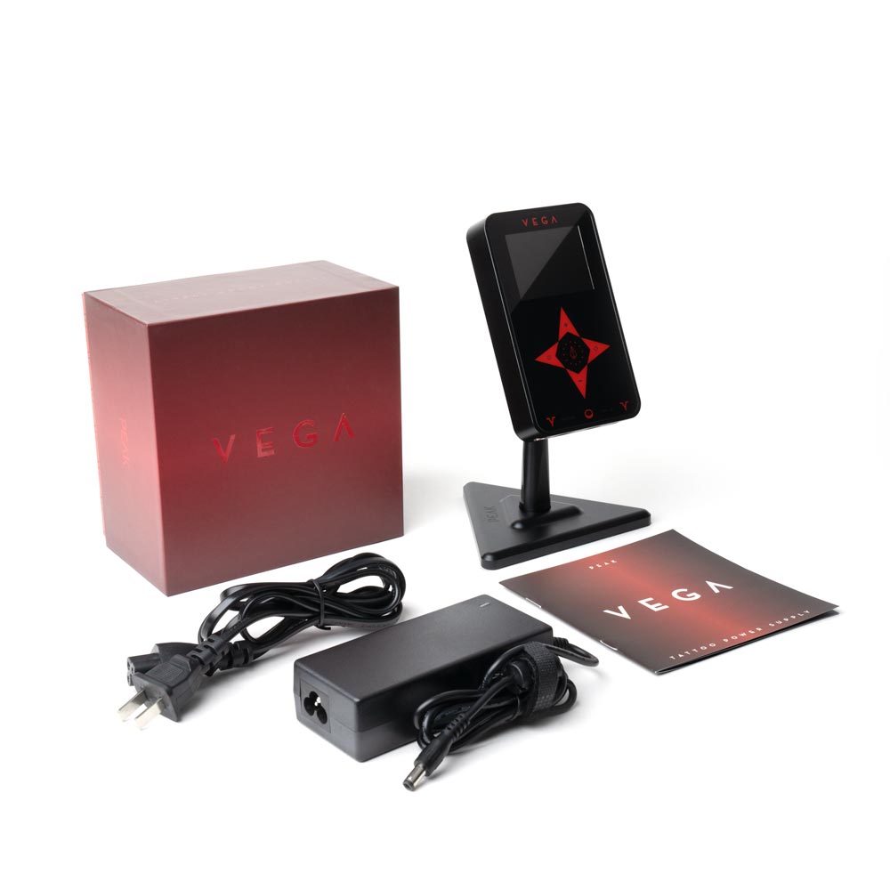 Peak Vega Tattoo Power Supply — Black (box)