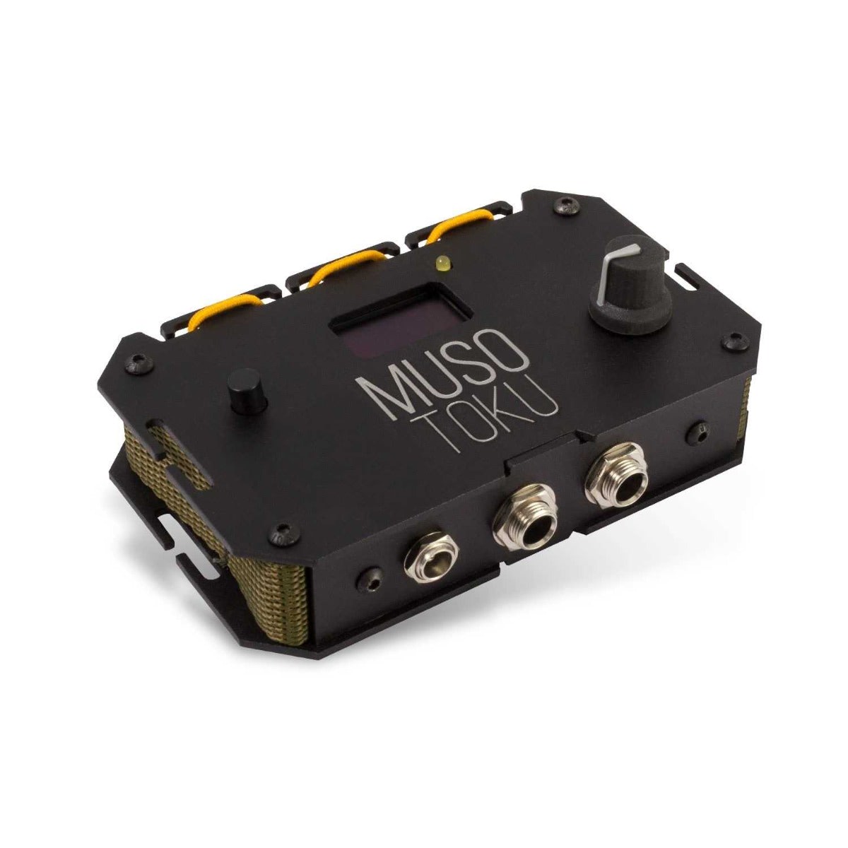 Musotoku Tattoo Power Supply — Black — Laying Flat