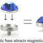 Magnetic Dermal Gem Tops Available in Multiple Colors