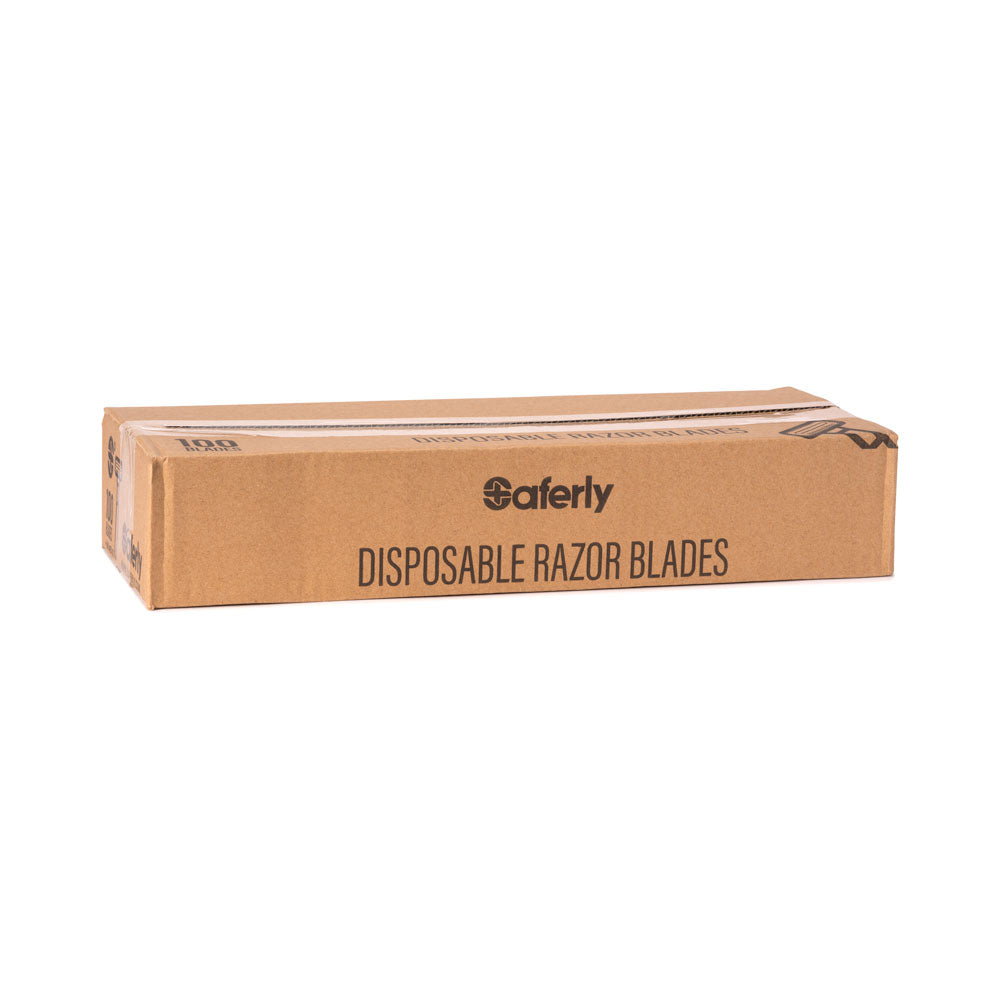 Saferly Double Blade Disposable Razor — Single or Box of 100