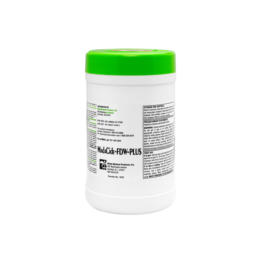 Tub of Madacide-FD Wipes — Medical Grade Infection Control