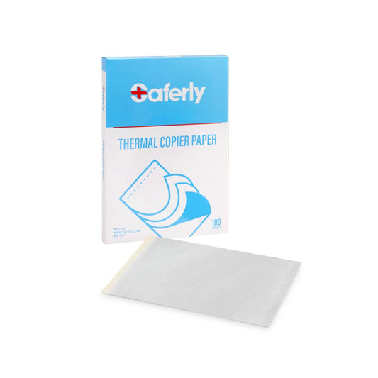 Saferly Tattoo Thermal Image Copier Stencil Paper — 8-1/2" x 11” — 100 Sheets