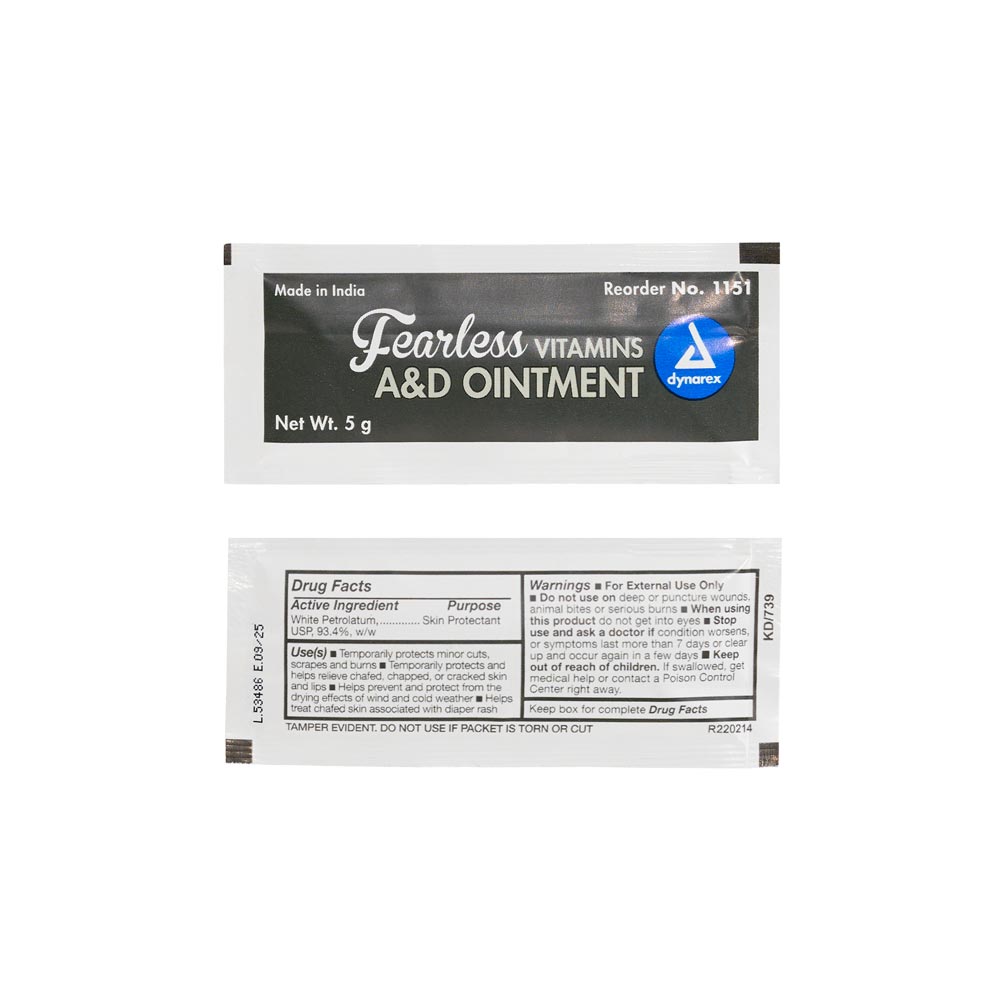 Vitamins A&D Ointment 5g Foil Pack — Price Per 1