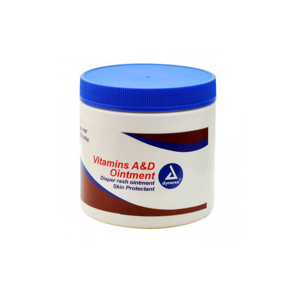 Vitamins A & D Ointment — 15oz Jar — Top Angled View