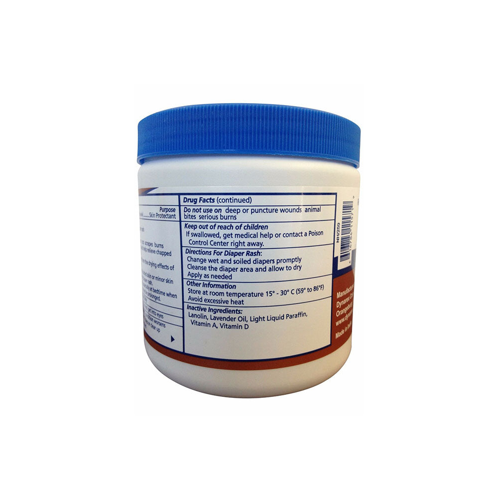 Vitamins A & D Ointment — 15oz Jar — Back View