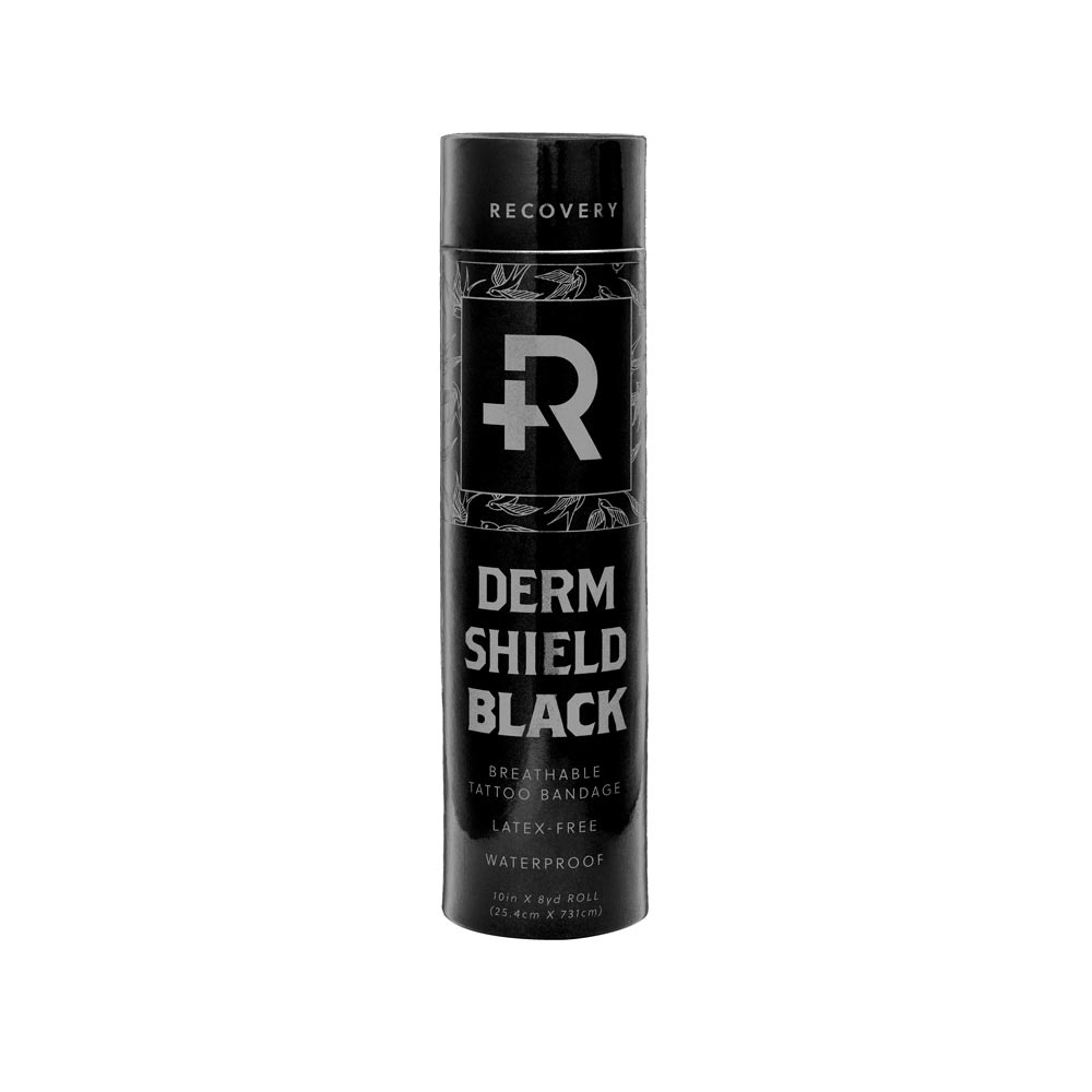 Recovery Derm Shield — 10" x 8 Yard Roll — Black (on arm)