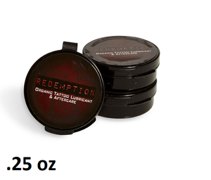Redemption Organic Tattoo Lubricant and Aftercare — 0.25oz Flip-Top Tub - Painful Pleasures