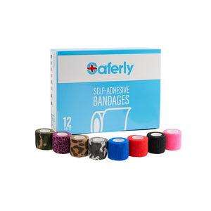 Saferly 2" Medical Cohesive Wraps — Case of 12 - Painful Pleasures