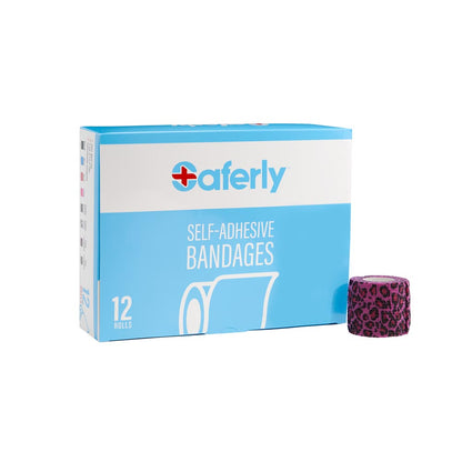 Saferly 2" Medical Cohesive Wraps — Case of 12 - Painful Pleasures