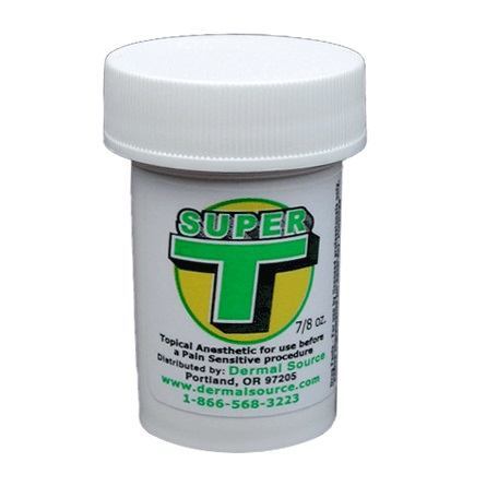 Super T Topical Anesthetic Cream – 7/8oz Jar