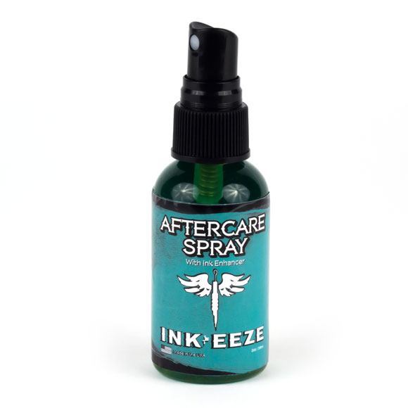 INK-EEZE Tattoo Aftercare Spray - 2oz Bottle