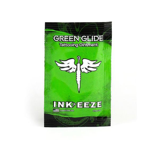 INK-EEZE Green Glide Tattooing Ointment - 5ml Travel Packet