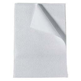 Deluxe 3-Ply Tissue Drape Sheets - 40" x 60" - Case of 100 White Sheets