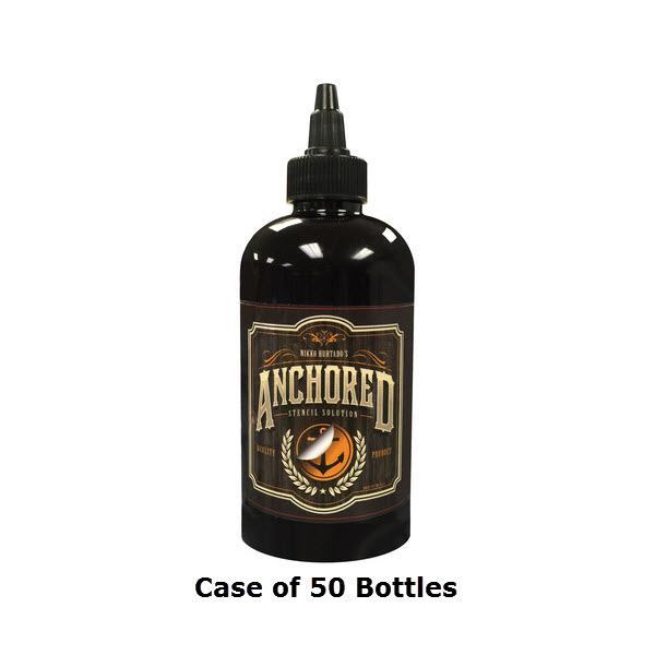 Anchored by Nikko – Tattoo Stencil Solution – 8oz – Price Per Case of 50 Bottles