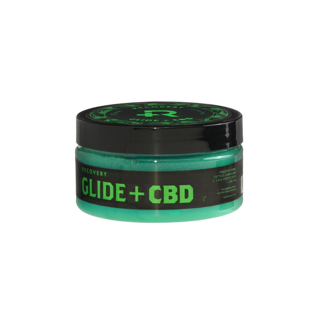 Recovery Tattoo Glide + CBD — 6 fl oz Jar