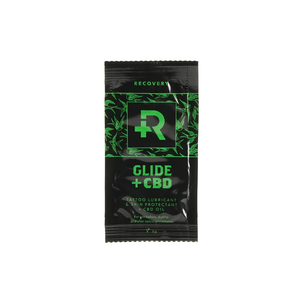 Recovery Tattoo Glide + CBD — 5g Pouch — Case of 100
