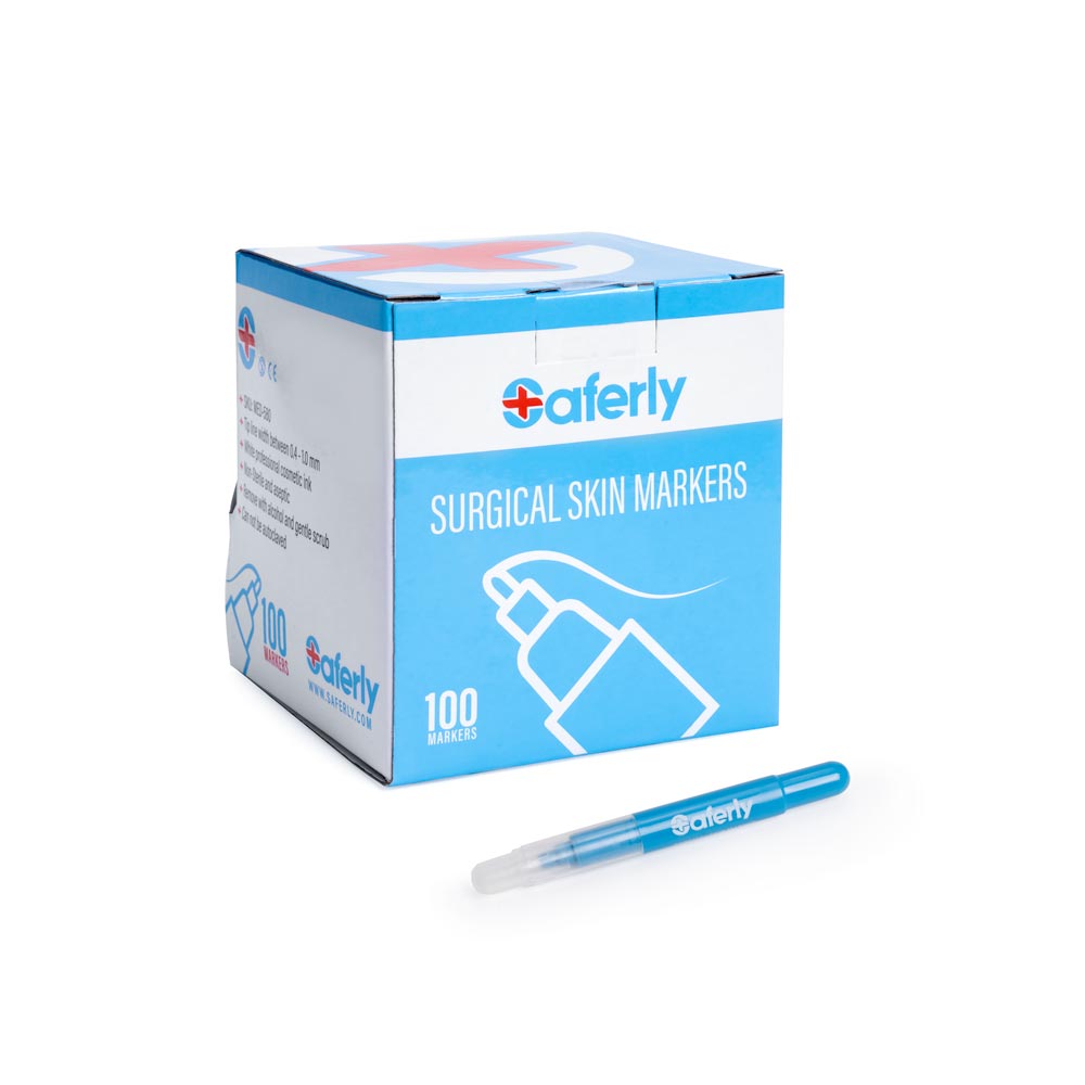 Saferly White Fine Tip Surgical Skin Marker — Price Per 1 — Pick Style