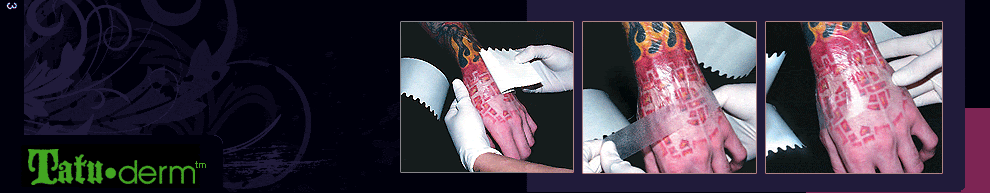 Tatu-Derm Sheet - Tattoo Aftercare System for the Tattoo Artist