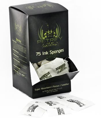 Case of Petrify - Ink Sponge - 75 Pouches of 2g Tea Bag