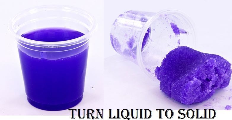 Turn Liquid to Solid