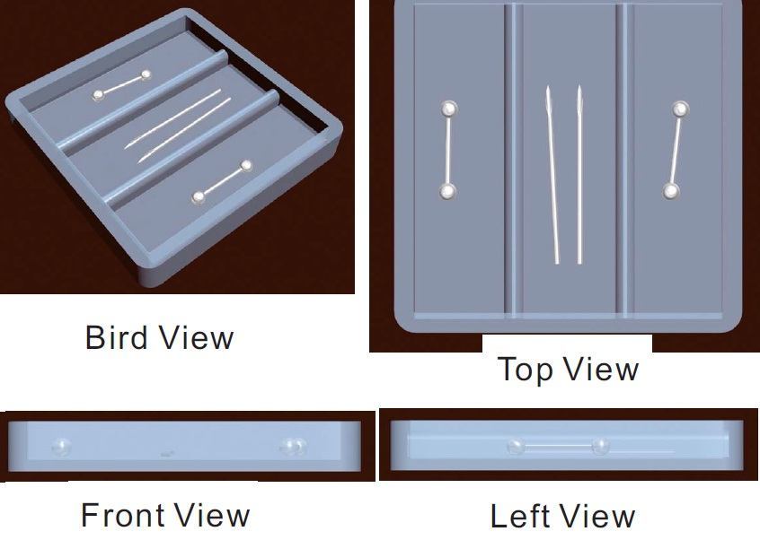 Plastic Disposable Sterilized Tray - 1 Tray