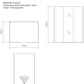 Dimensions of Dental Bib Dispenser