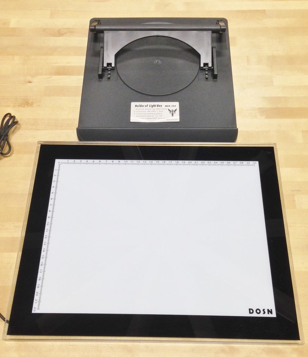 Holder Next to Light Box