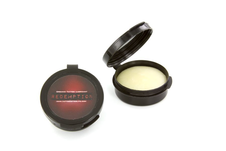 Redemption Organic Tattoo Lubricant and Aftercare - Open Lid