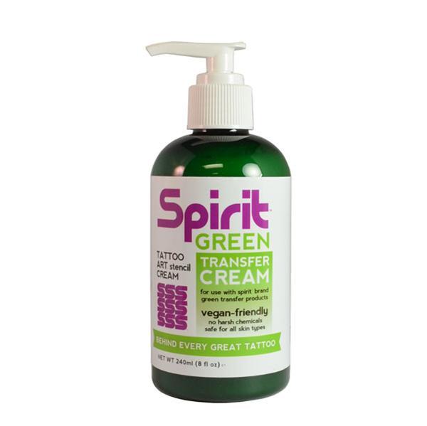 Spirit Green Stencil Transfer Cream for Green Tattoo Stencil - 8oz. Pump Bottle