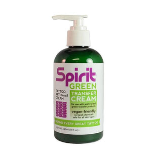 Spirit Green Stencil Transfer Cream for Green Tattoo Stencil - 8oz. Pump Bottle - Painful Pleasures