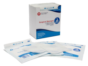 Dynarex 12 ply 2's Sterile Gauze, 3" x 3" - One Box of 25 pouches - Painful Pleasures